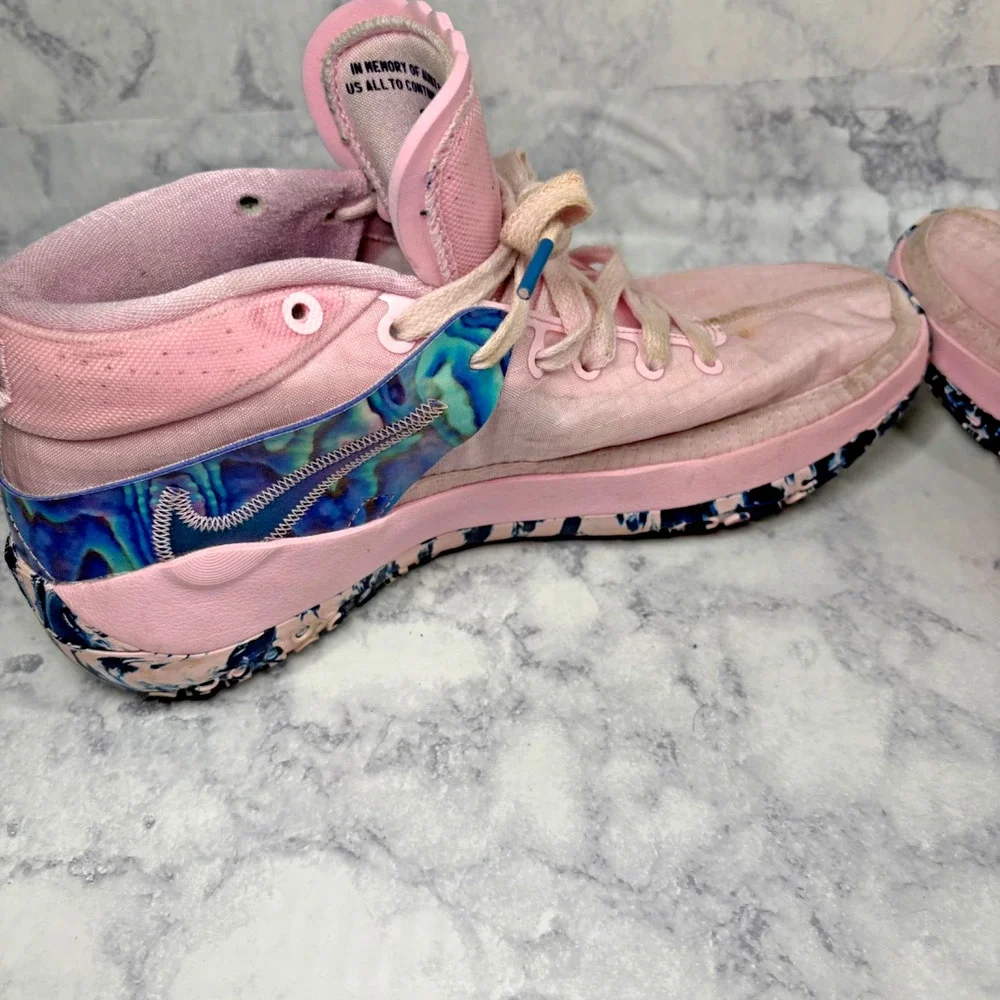 Nike Pink Kevin Durant KD 13 Aunt Pearl Men's Basketball Shoes Sneakers Size 9.5